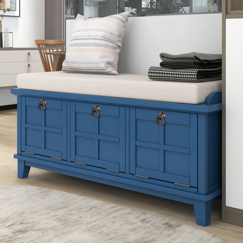 Red Barrel Studio® Solid Wood Storage Bench Wayfair